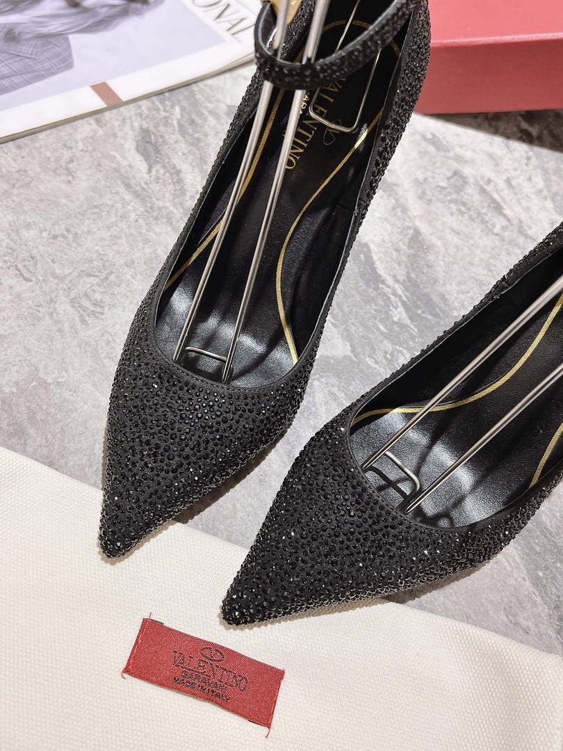 Valentino Women's Full Diamond Shoes 100mm V75470