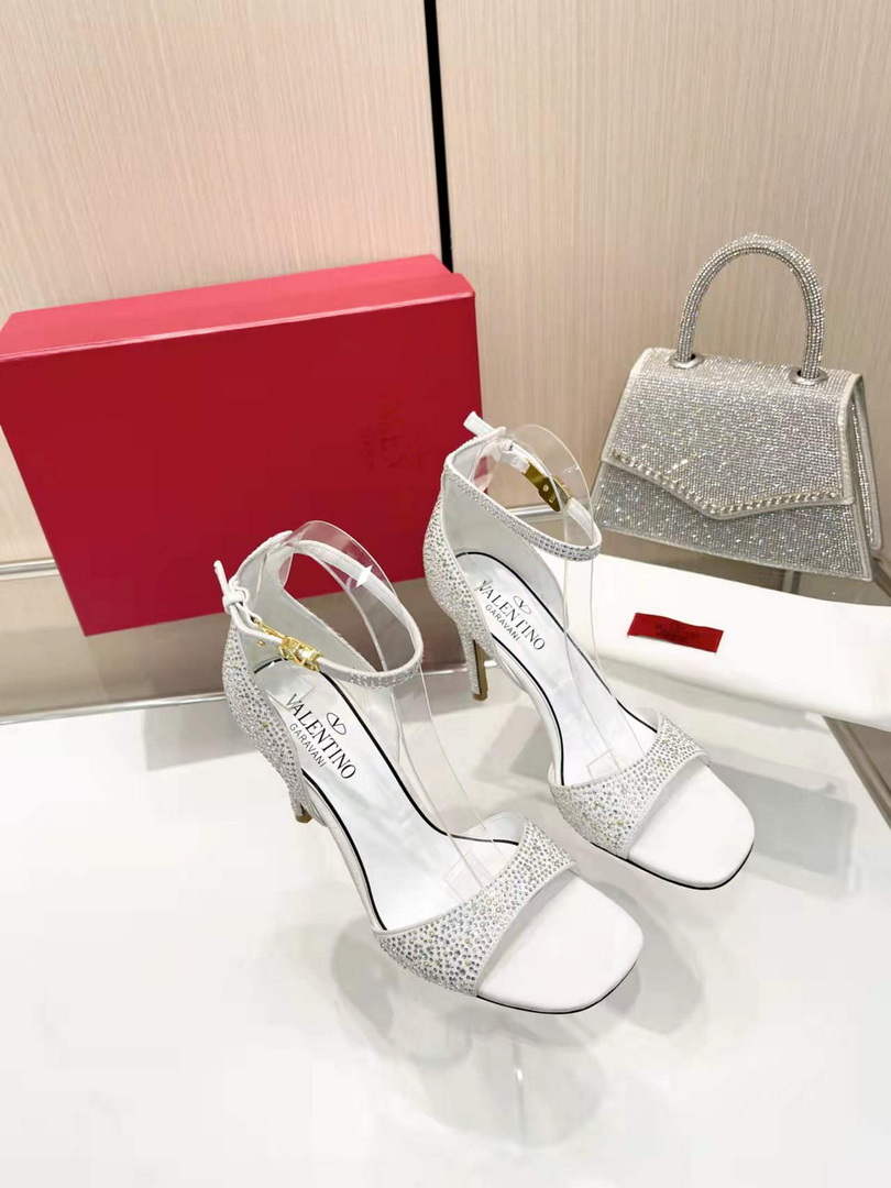 Valentino Women's Full Diamond Shoes 95mm V75472