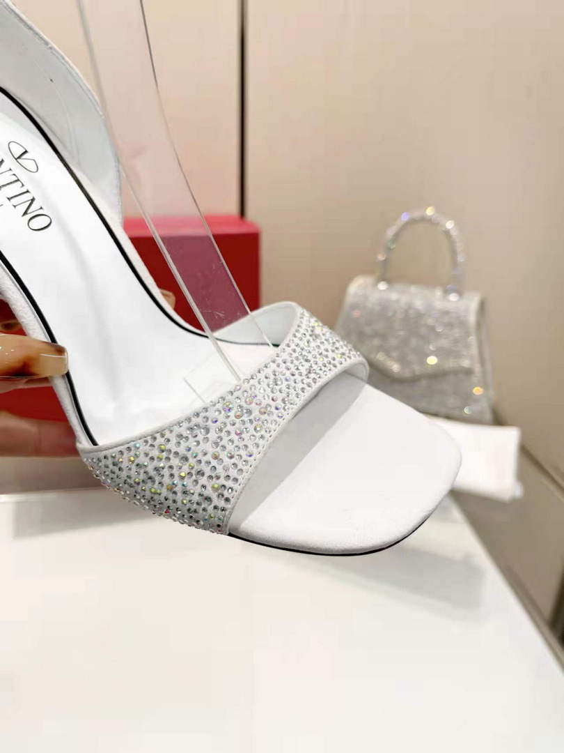 Valentino Women's Full Diamond Shoes 95mm V75472
