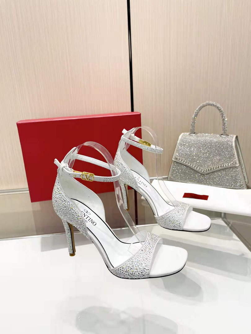 Valentino Women's Full Diamond Shoes 95mm V75472