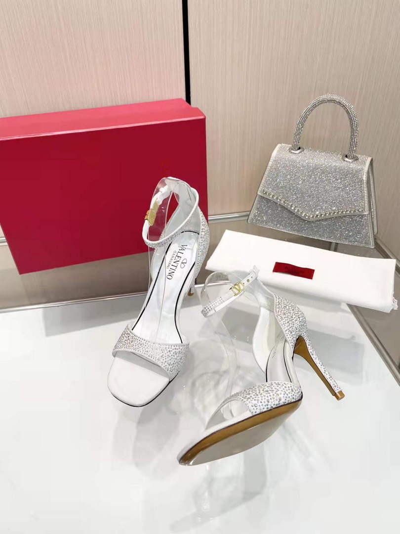 Valentino Women's Full Diamond Shoes 95mm V75472
