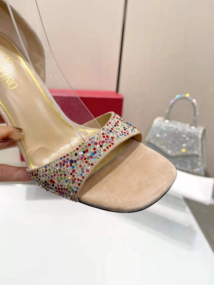 Valentino Women's Full Diamond Shoes 95mm V75475
