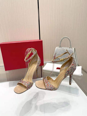 Valentino Women's Full Diamond Shoes 95mm V75475 - 35 - View 4