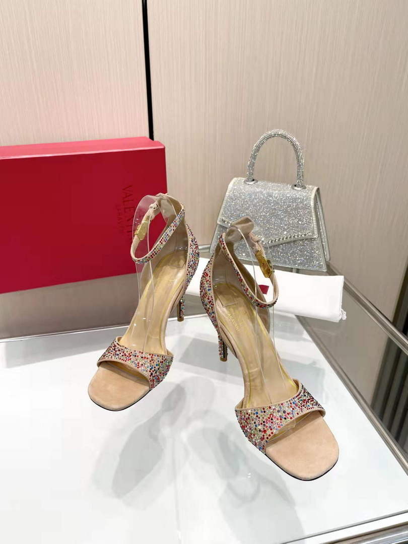Valentino Women's Full Diamond Shoes 95mm V75475