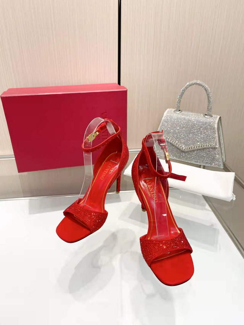 Valentino Women's Full Diamond Shoes 95mm V75476