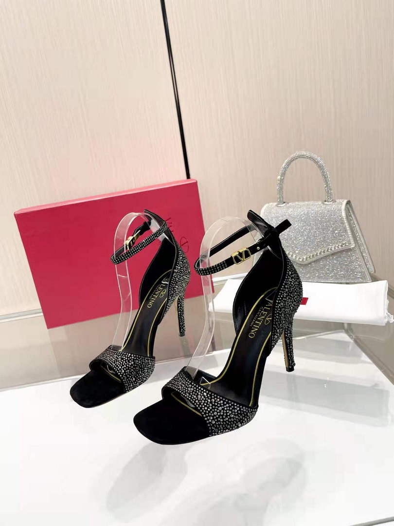 Valentino Women's Full Diamond Shoes 95mm V75477