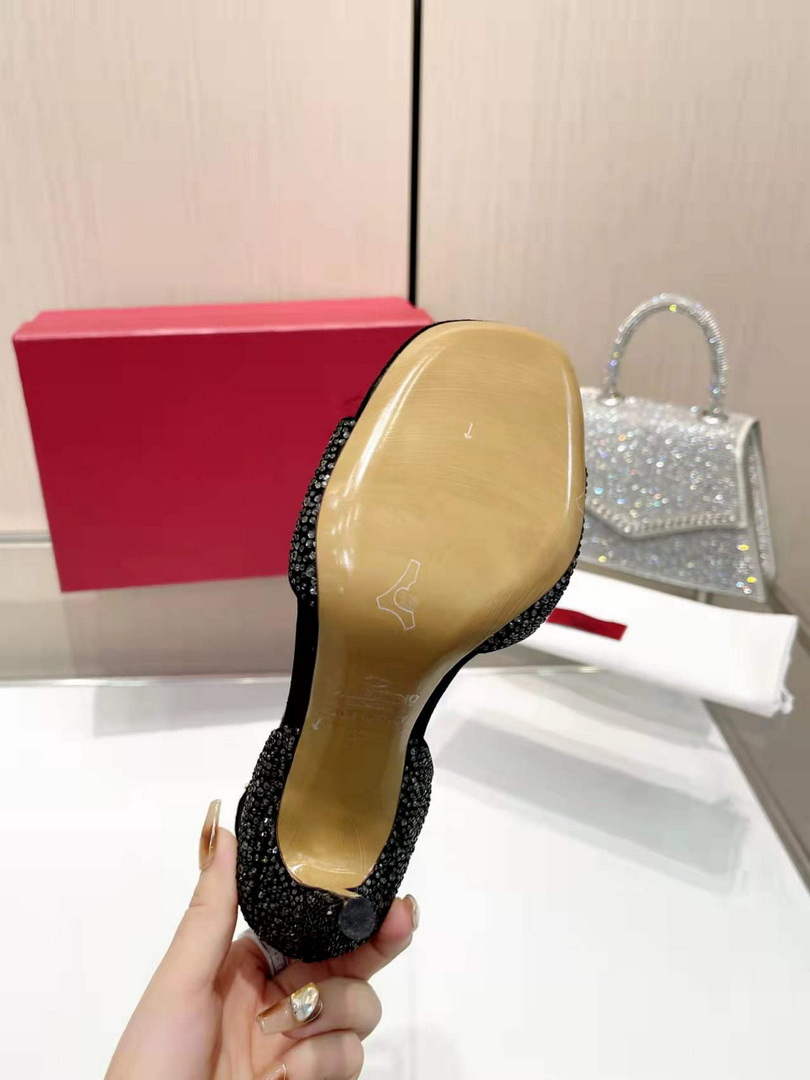 Valentino Women's Full Diamond Shoes 95mm V75477