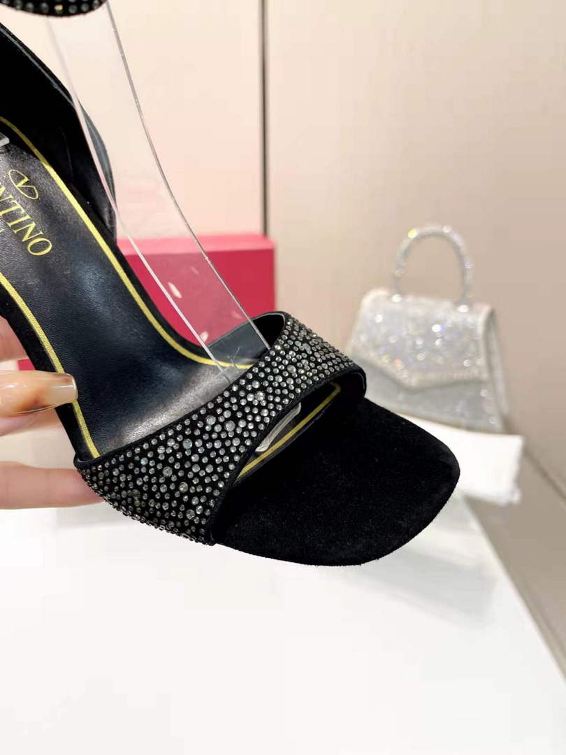 Valentino Women's Full Diamond Shoes 95mm V75477