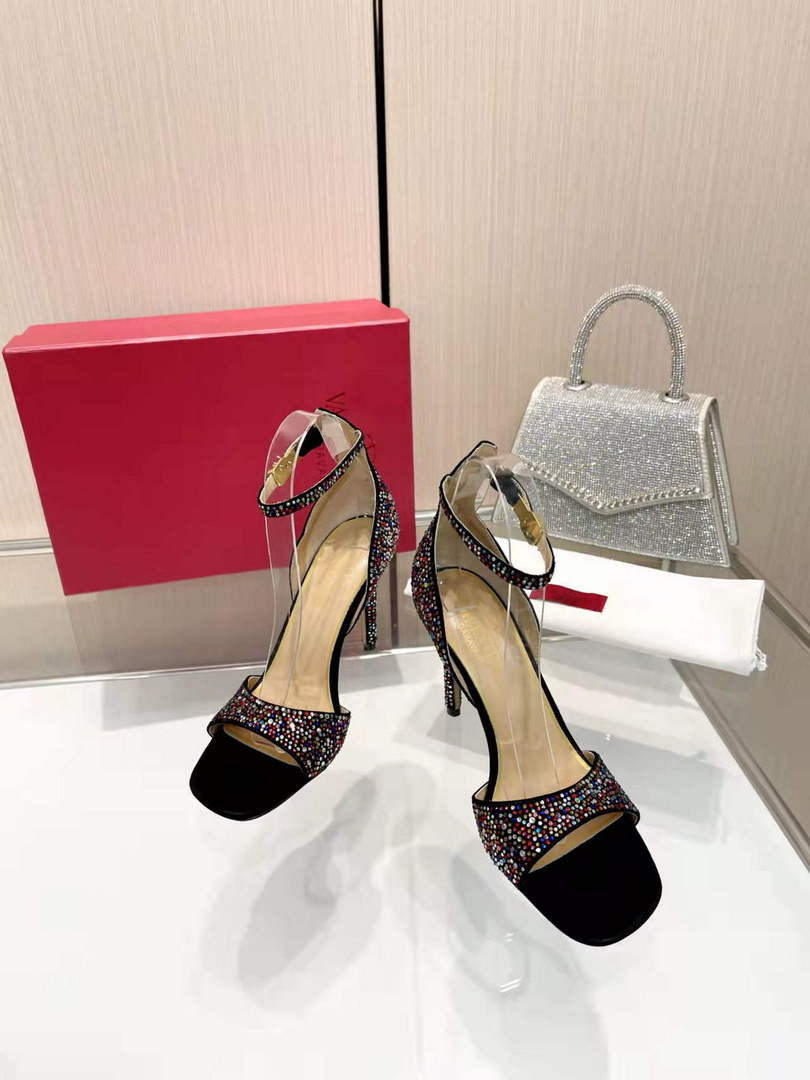 Valentino Women's Full Diamond Shoes 95mm V75479