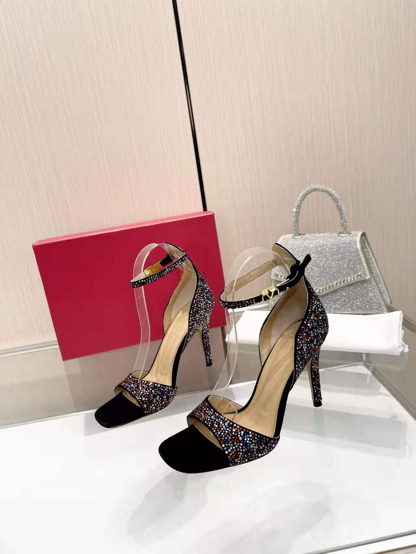 Valentino Women's Full Diamond Shoes 95mm V75479