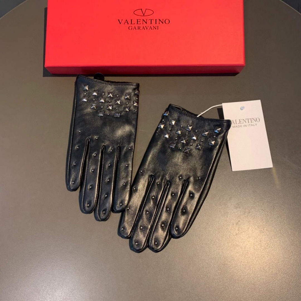 Valentino Women's Gloves Designer Leather Gloves V88520