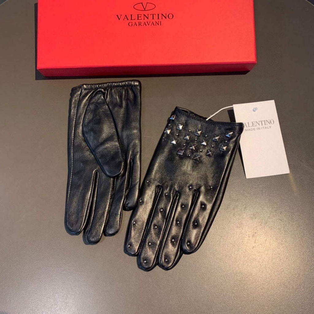 Valentino Women's Gloves Designer Leather Gloves V88520