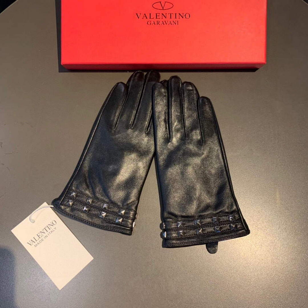 Valentino Women's Gloves Designer Leather Gloves V88522