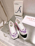 Valentino Women's Men's Lace and Mesh Lacerunner Sneaker V54905