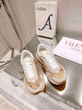 Valentino Women's Men's Lace and Mesh Lacerunner Sneaker V54906