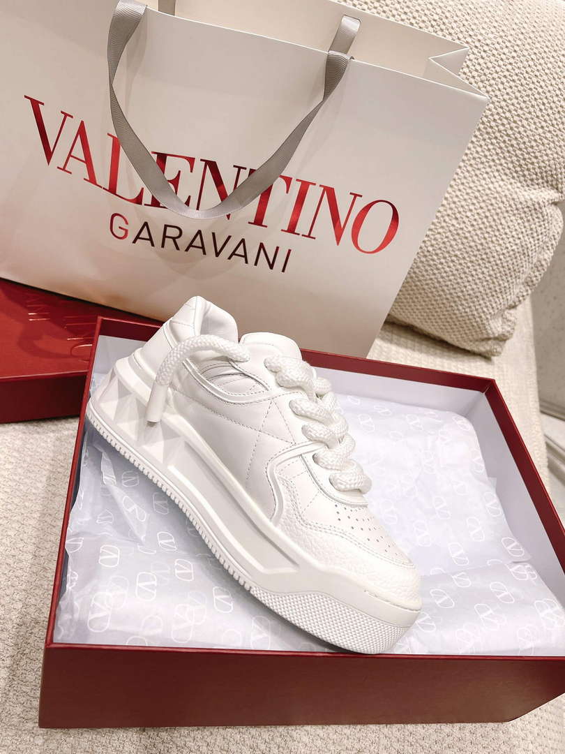 Valentino Women's Men's one Stud XL Trainer in Nappa Leather V54892