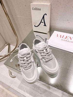 Valentino Women's Men's one Stud XL Trainer in Nappa Leather V54893 - US 4=Euro 35 - View 1