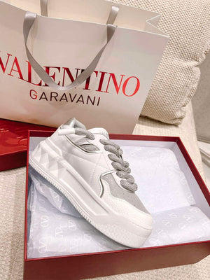 Valentino Women's Men's one Stud XL Trainer in Nappa Leather V54893 - US 4=Euro 35 - View 6