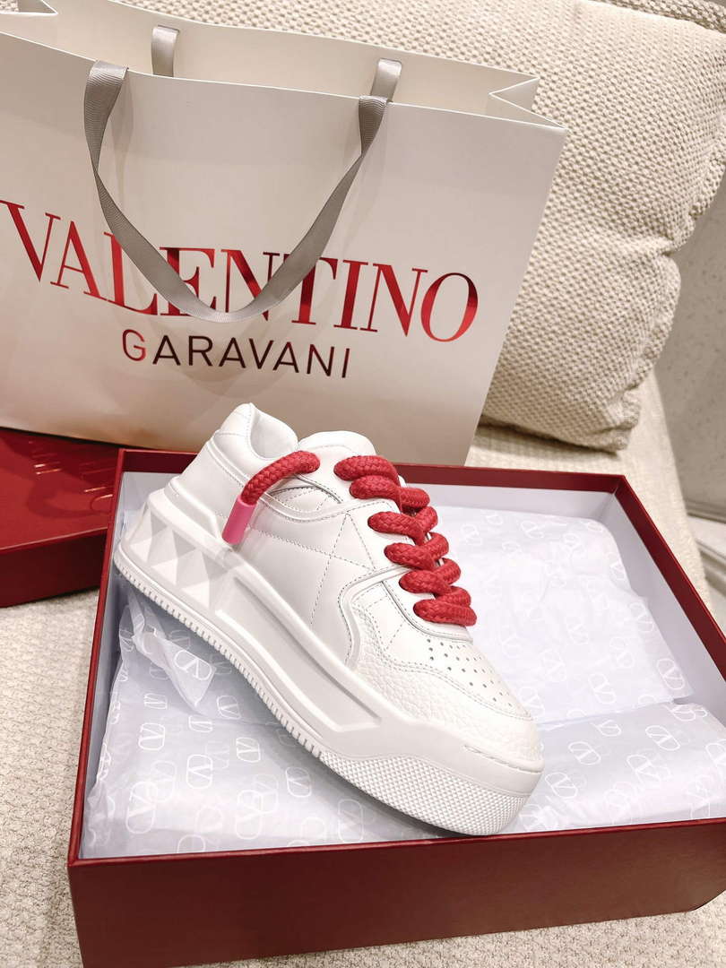 Valentino Women's Men's one Stud XL Trainer in Nappa Leather V54894