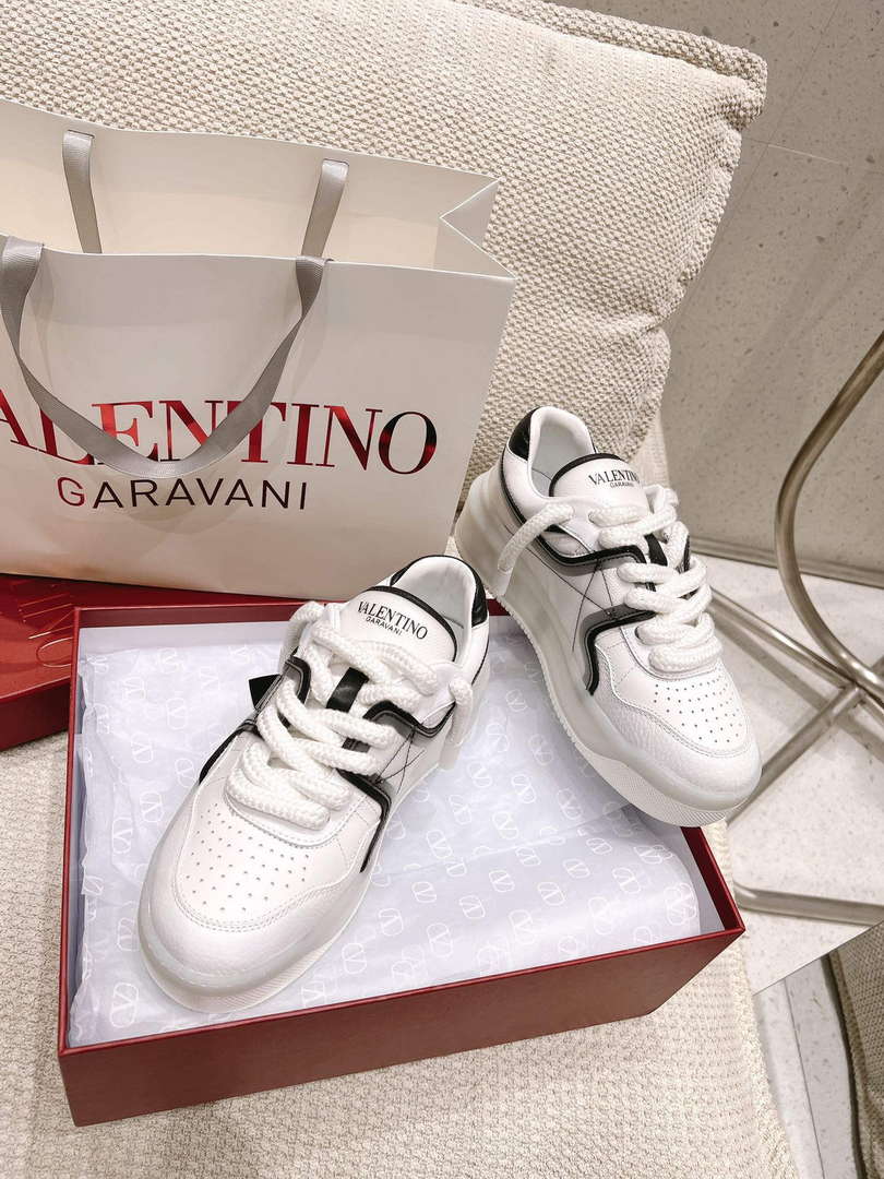 Valentino Women's Men's one Stud XL Trainer in Nappa Leather V54895