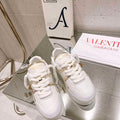 Valentino Women's Men's one Stud XL Trainer in Nappa Leather V54896 - US 4=Euro 35 - View 1
