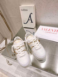 Valentino Women's Men's one Stud XL Trainer in Nappa Leather V54896