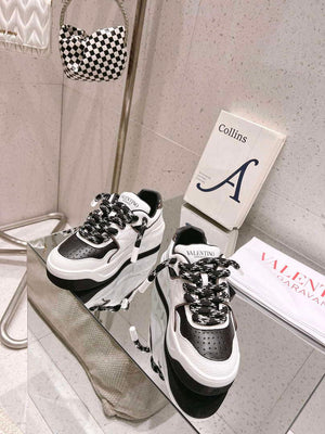Valentino Women's Men's one Stud XL Trainer in Nappa Leather V54897 - US 4=Euro 35 - View 2