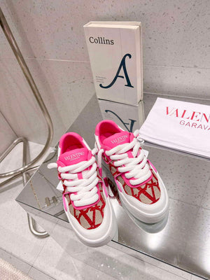 Valentino Women's Men's one Stud XL Trainer in Nappa Leather V54900 - US 4=Euro 35 - View 1