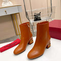 Valentino Women's Shoes  Garvani Heritage Calfskin Ankle Boot 192935 - 35 - View 1