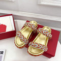 Valentino Women's Shoes hand woven slippers V75430 - 35 - View 1