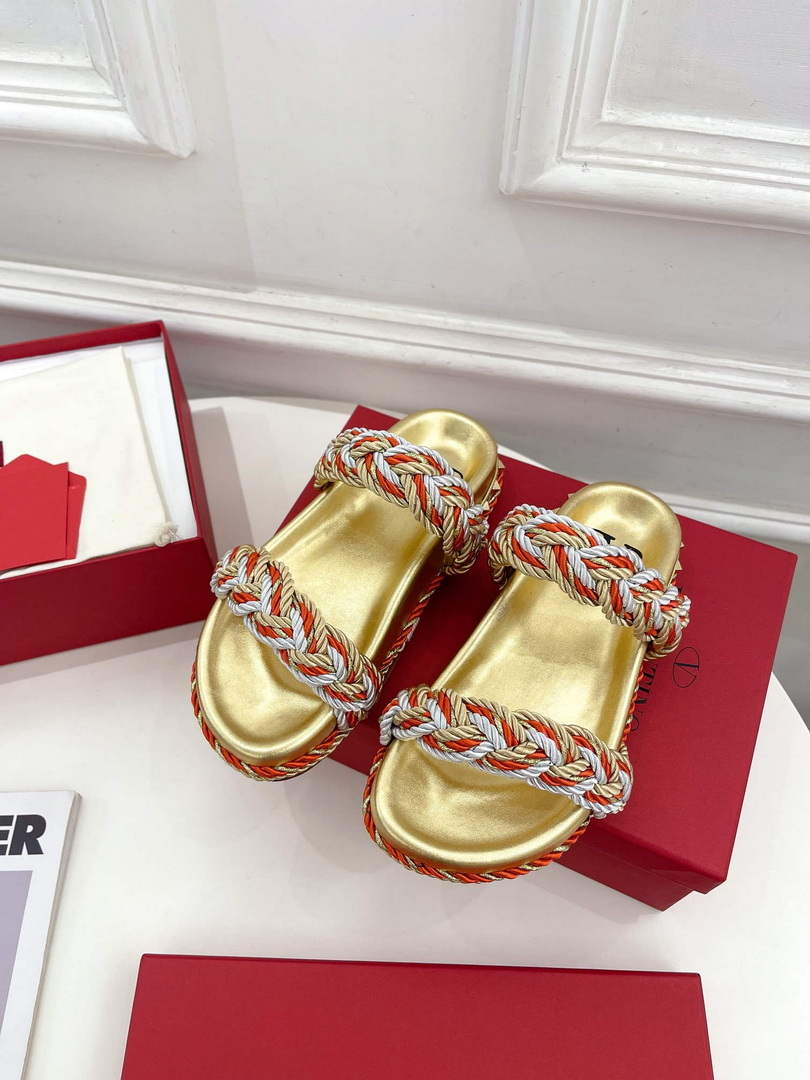 Valentino Women's Shoes hand woven slippers V75430