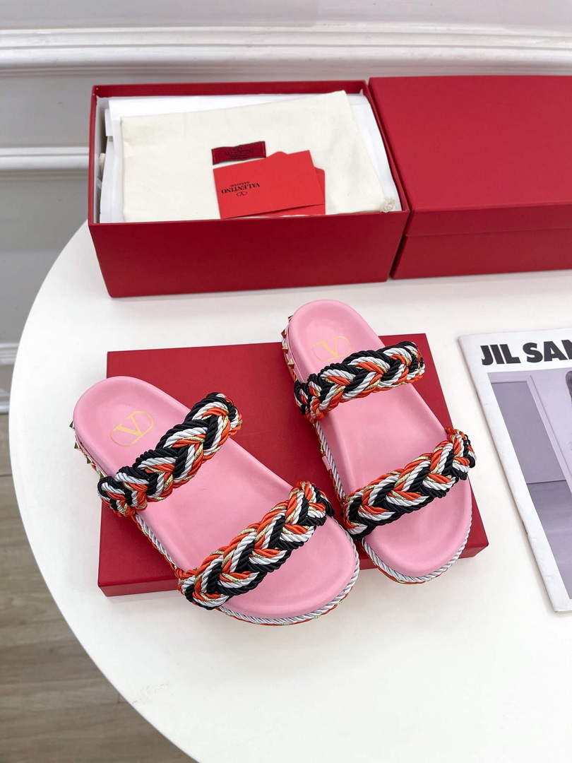 Valentino Women's Shoes hand woven slippers V75431