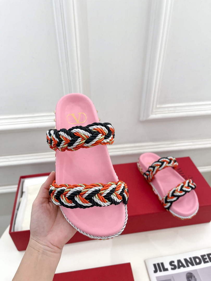 Valentino Women's Shoes hand woven slippers V75431