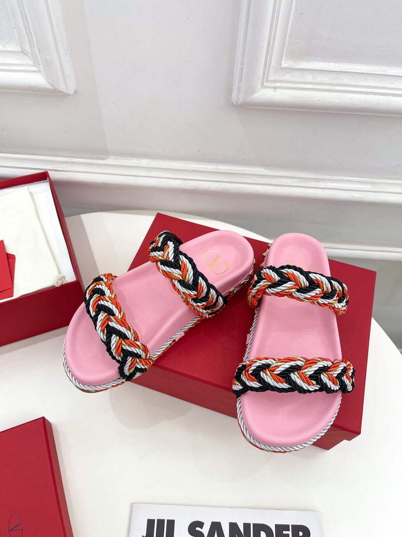 Valentino Women's Shoes hand woven slippers V75431