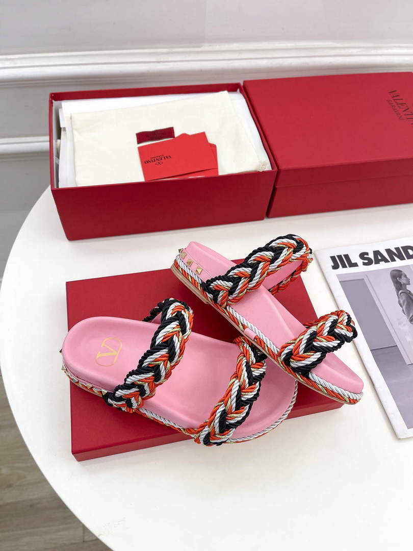 Valentino Women's Shoes hand woven slippers V75431