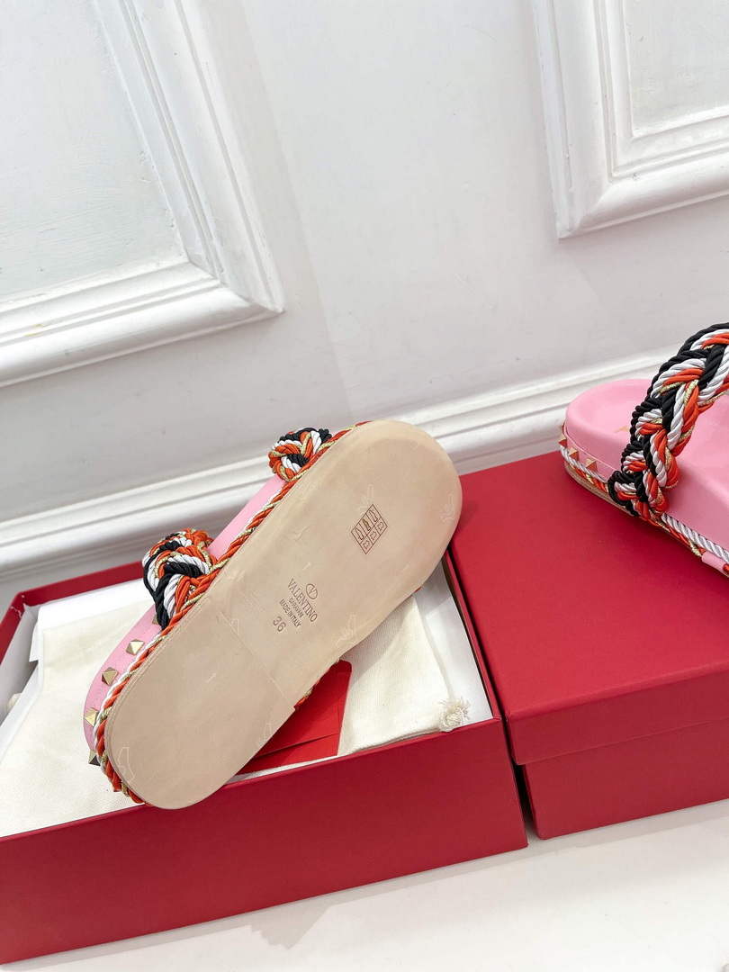 Valentino Women's Shoes hand woven slippers V75431