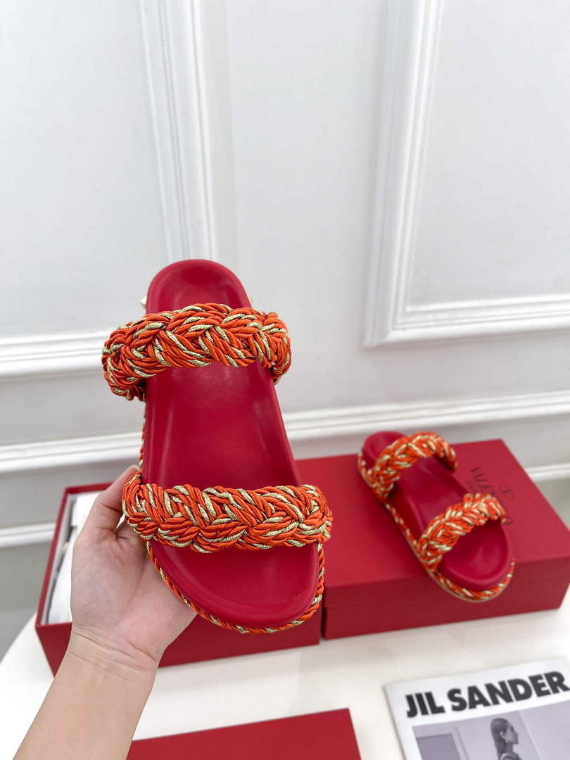 Valentino Women's Shoes hand woven slippers V75432