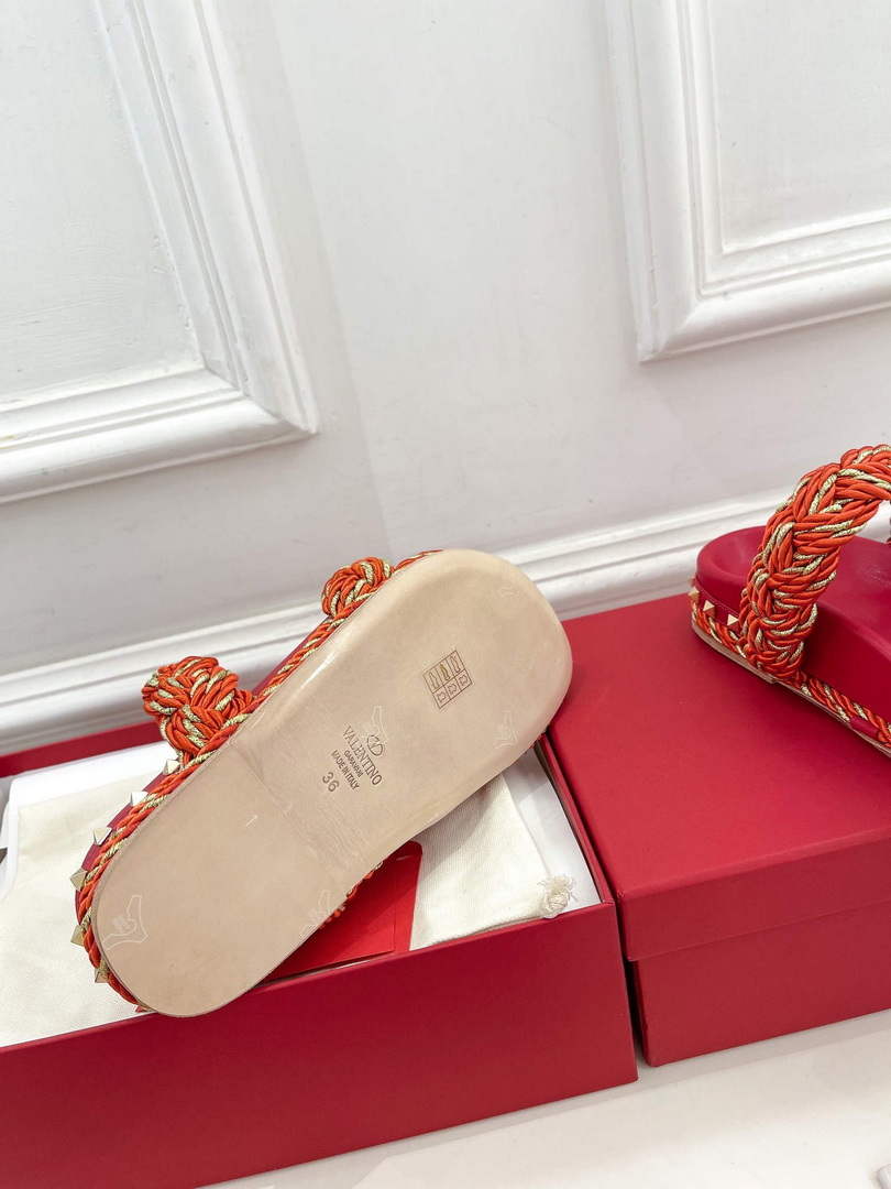 Valentino Women's Shoes hand woven slippers V75432