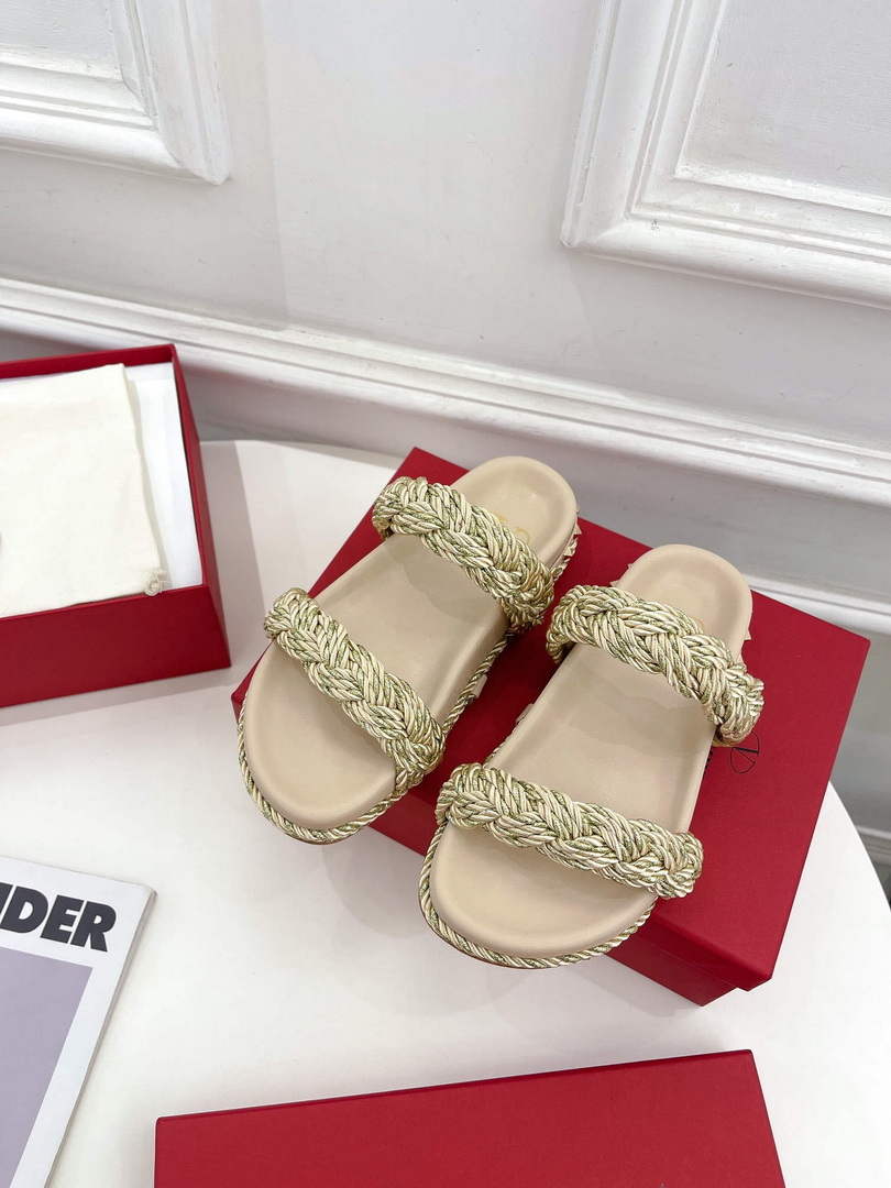 Valentino Women's Shoes hand woven slippers V75433