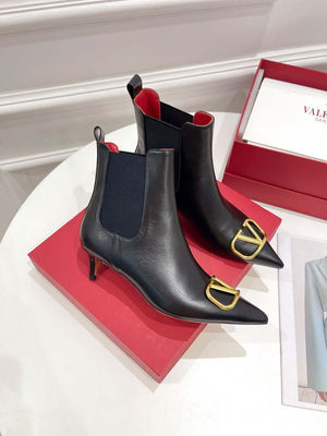 Valentino Women's Shoes Vlogo Signature Short Boot 153671 - 35 - View 3