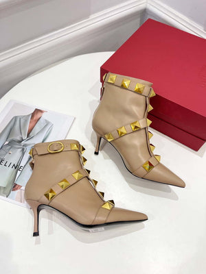 Valentino Women's Shoes Roman Stud Short Boot 153675 - 35 - View 7
