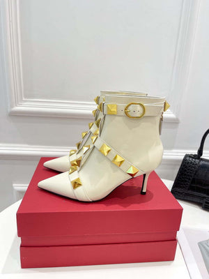 Valentino Women's Shoes Roman Stud Short Boot 153676 - 35 - View 6
