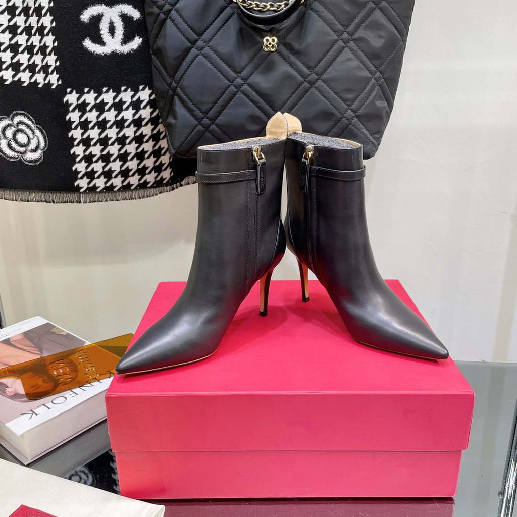 Valentino Women's Shoes Vlogo Signature Short Boot 191422