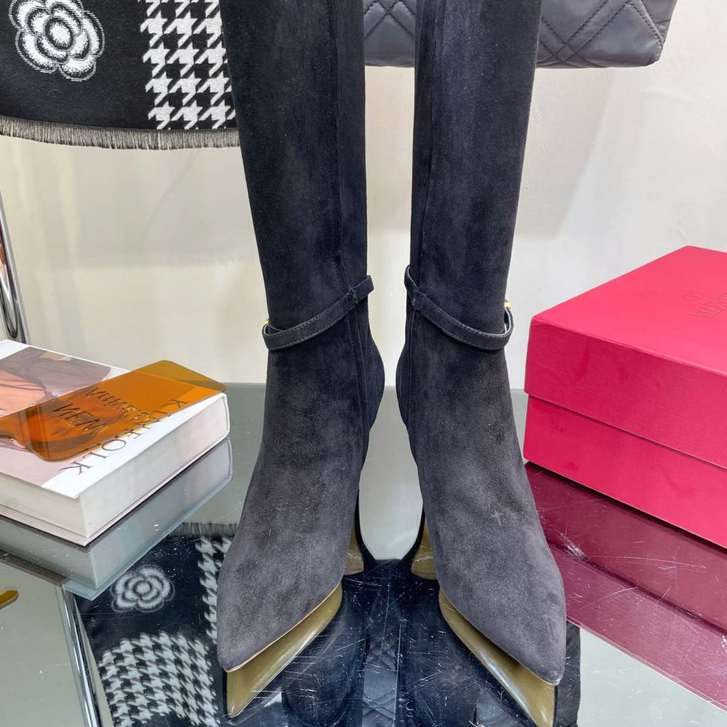 Valentino Women's Shoes Vlogo Signature High Boot 191425
