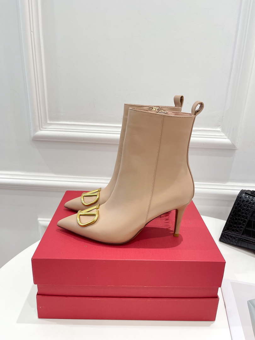 Valentino Women's Shoes Vlogo Signature Short Boot 153661