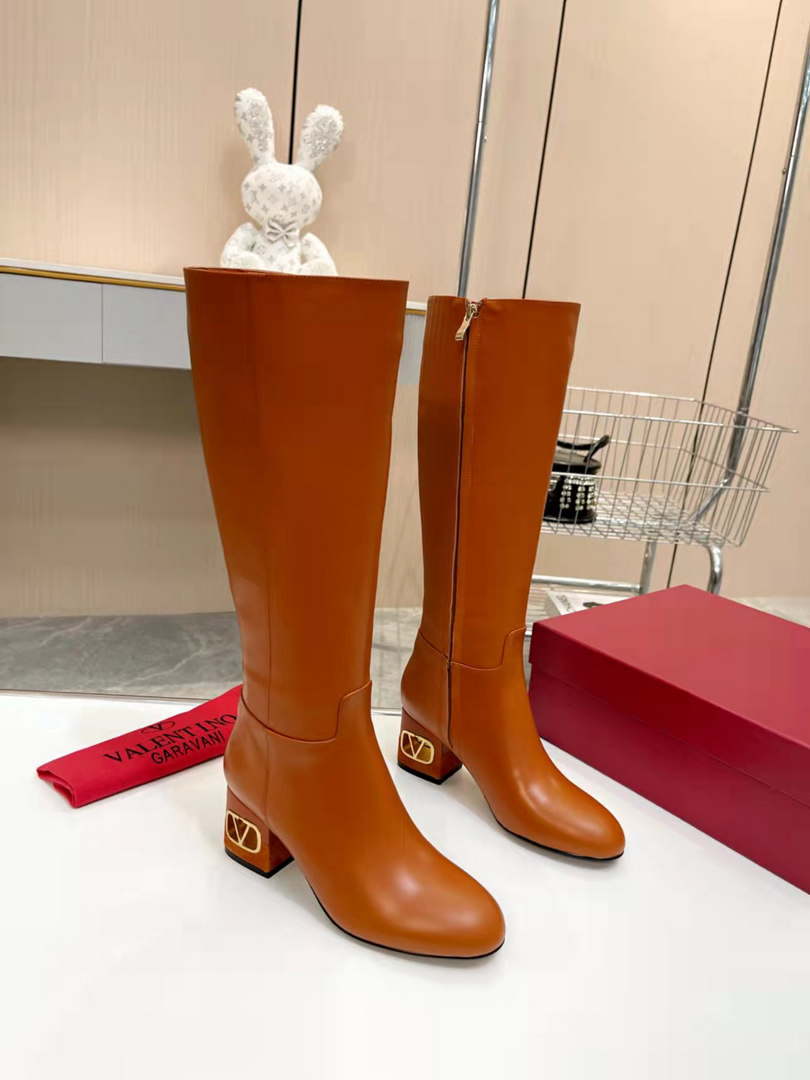 Valentino Women's Shoes WS0EU9PWK_0NO Garvani Heritage Calfskin Boot 192930 - 35 - View 2