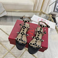 Valentino WS0A05VOD Rockstud Flat Calfskin Sandal With Straps V98901