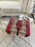 Valentino WS0A05VOD Rockstud Flat Calfskin Sandal With Straps V98903