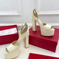 Valentino WS0FT0IDU Slingback Platform Pump 120mm V75455 - 35 - View 1