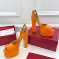 Valentino WS0FT0IDU Slingback Platform Pump 120mm V75458 - 35 - View 1